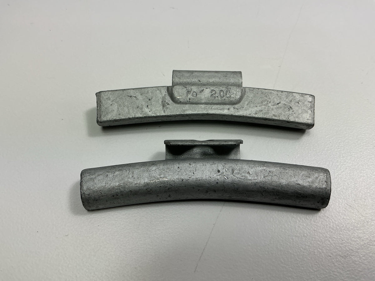 BADA MCFE MCFE2000 Coated Steel 2 Oz. Clip-On Wheel Weights, 25 / PACK, 2 Oz