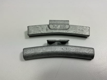 BADA MCFE MCFE2000 Coated Steel 2 Oz. Clip-On Wheel Weights, 25 / PACK, 2 Oz