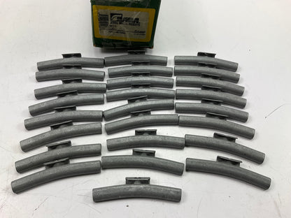 BADA MCFE Coated Steel 2.25Oz. Clip-On Wheel Weights, 25 / PACK, 2-1/4 Oz