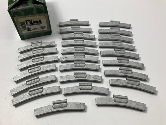 Bada TFE225 Wheel Weights -  25 Individual 2.25 Oz. Clip-On Wheel Weights