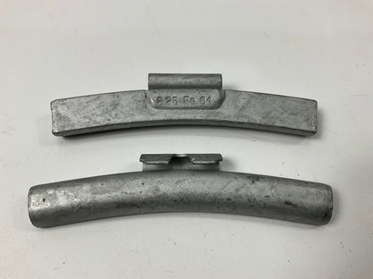 Bada TFE225 Wheel Weights -  25 Individual 2.25 Oz. Clip-On Wheel Weights