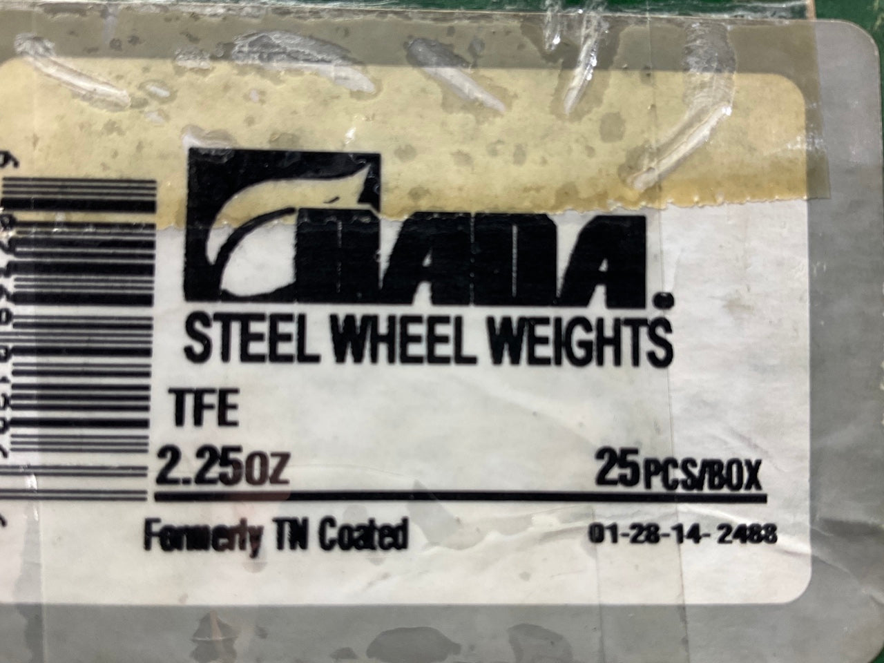 Bada TFE225 Wheel Weights -  25 Individual 2.25 Oz. Clip-On Wheel Weights