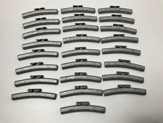 Bada TFE225 Wheel Weights -  25 Individual 2.25 Oz. Clip-On Wheel Weights