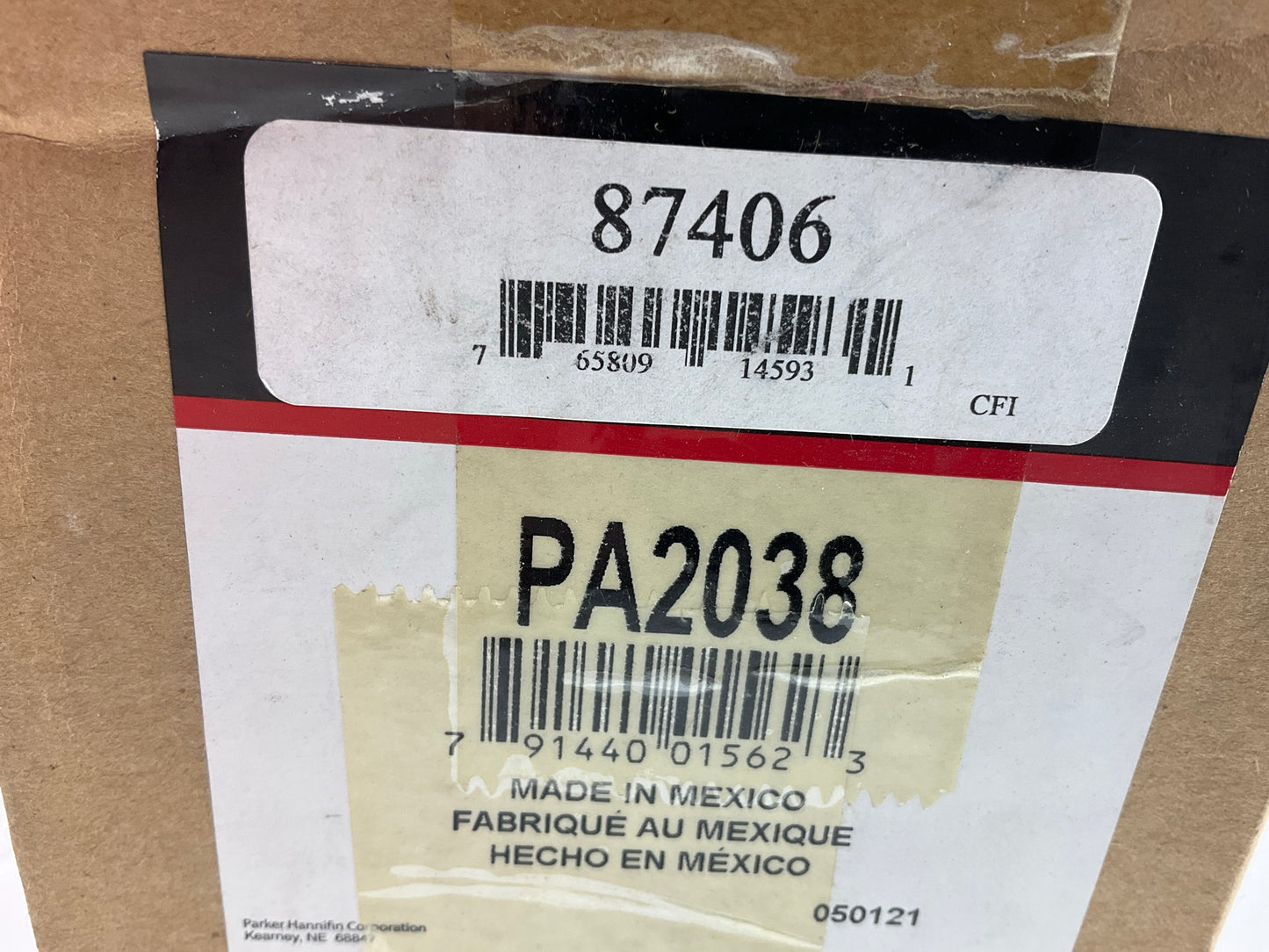 Baldwin PA2038 Air Filter Replaces 42406, A69210, 84081N, LAF8363, 32012957