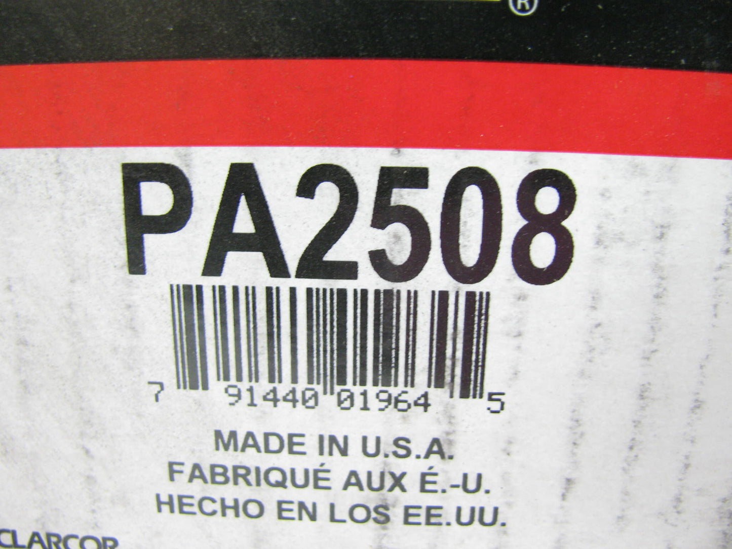 Baldwin PA2508 Engine Air Filter For Terex 33-05 33-07 33-08 33-09 33-11 33-60