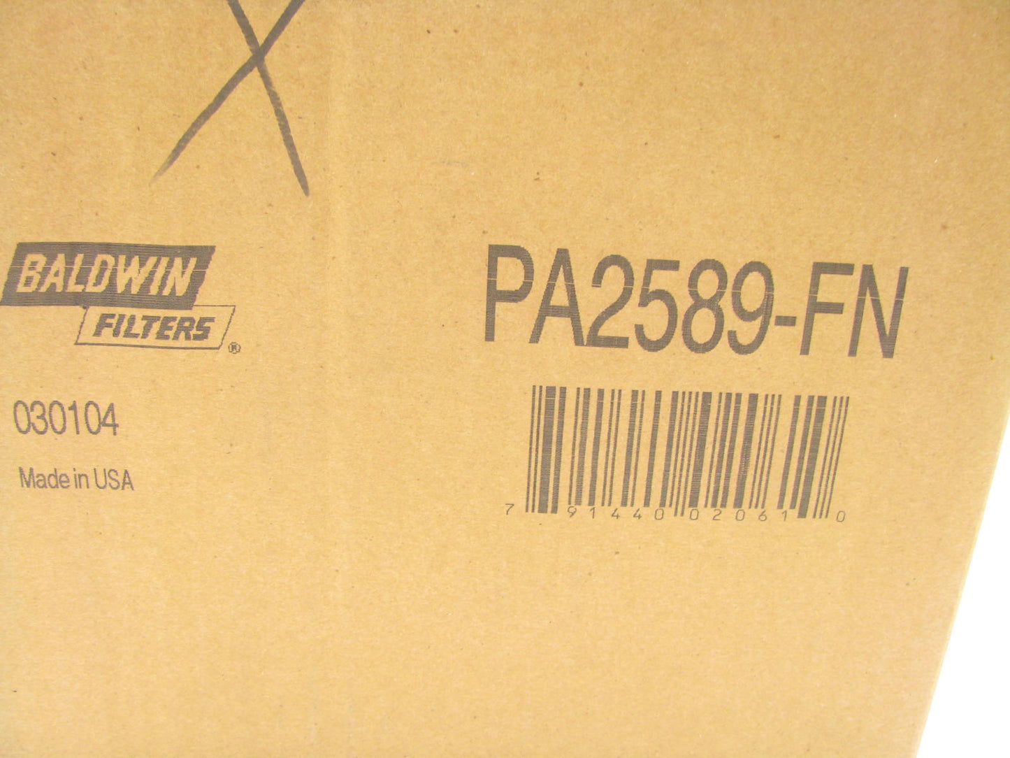 Baldwin PA2589-FN Air Filter Replaces: 46260 LAF5519 AF2221 AF25373K 94260