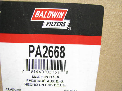 Baldwin PA2668 Inner Air Filter For Komatsu Crawler Tractors