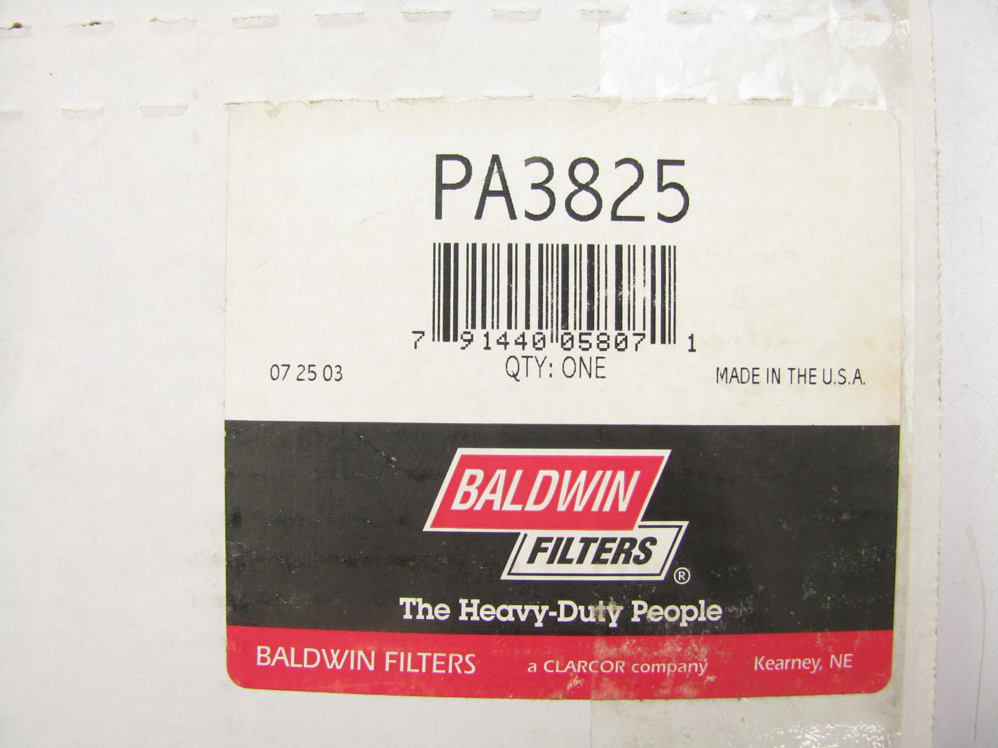 Baldwin PA3825 Cabin Air Filter For Various  Crawler Tractors, Loaders 6T506