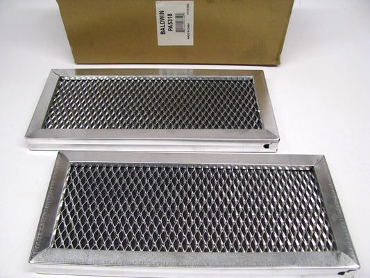 (2) Baldwin PA5318 Cabin Air Filter