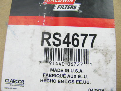 Baldwin RS4677 Inner Air Filter For John Deere Dozers & Loaders -  49139