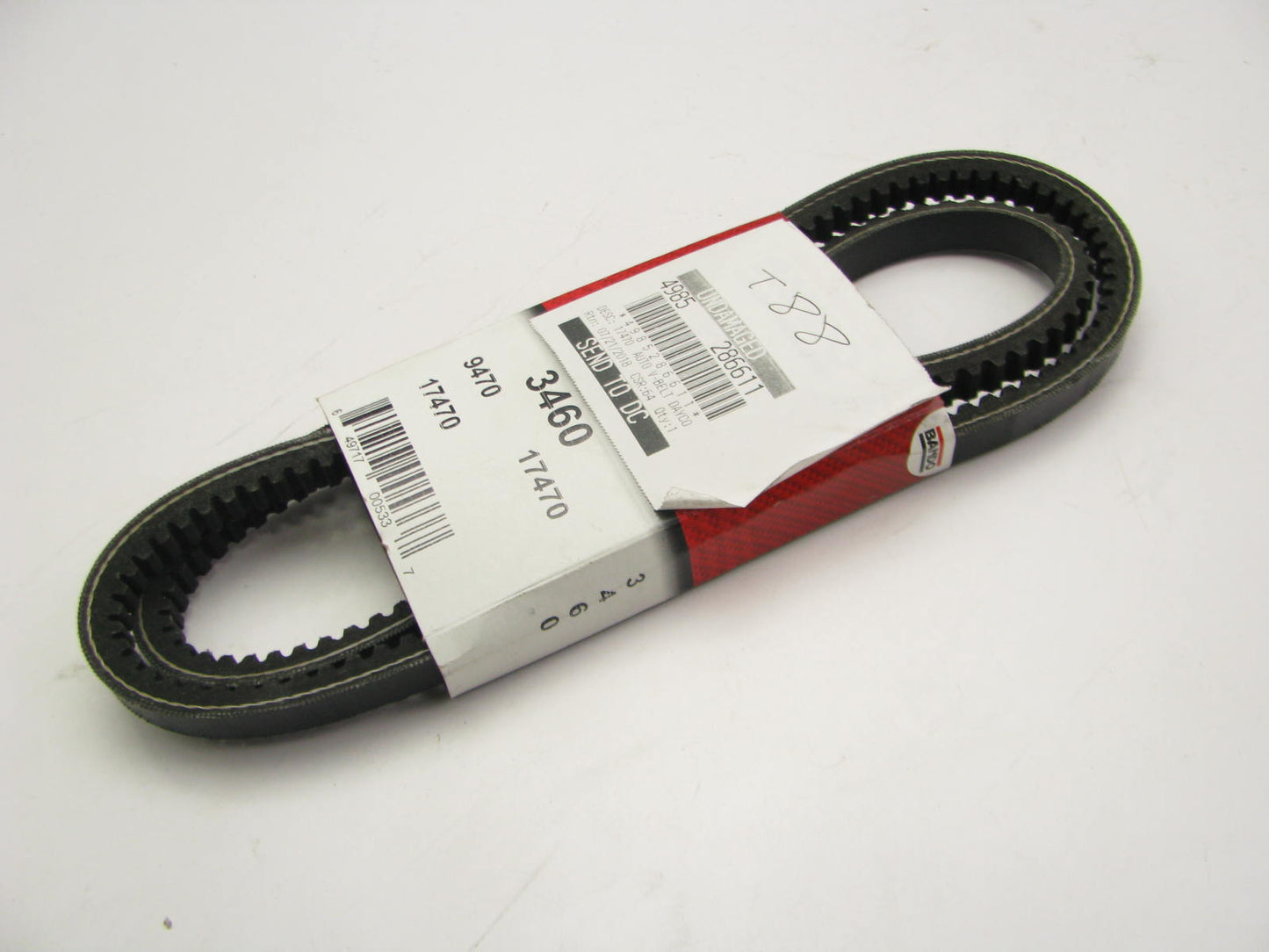Bando 3460 Accessory Drive Belt - 0.53'' X 47'' - 36 Degree