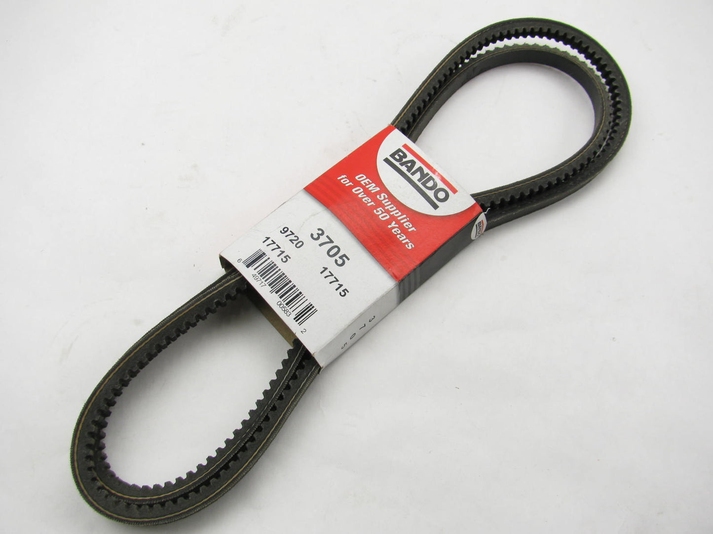 Bando 3705 Accessory Drive Belt - 0.53'' X 71.50'' - 36 Degree