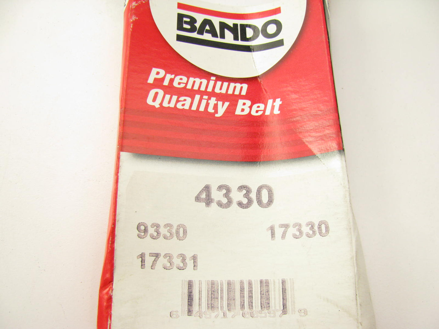 Bando 4330 Accessory Drive Belt - 0.53'' X 33.0'' - 36 Degree