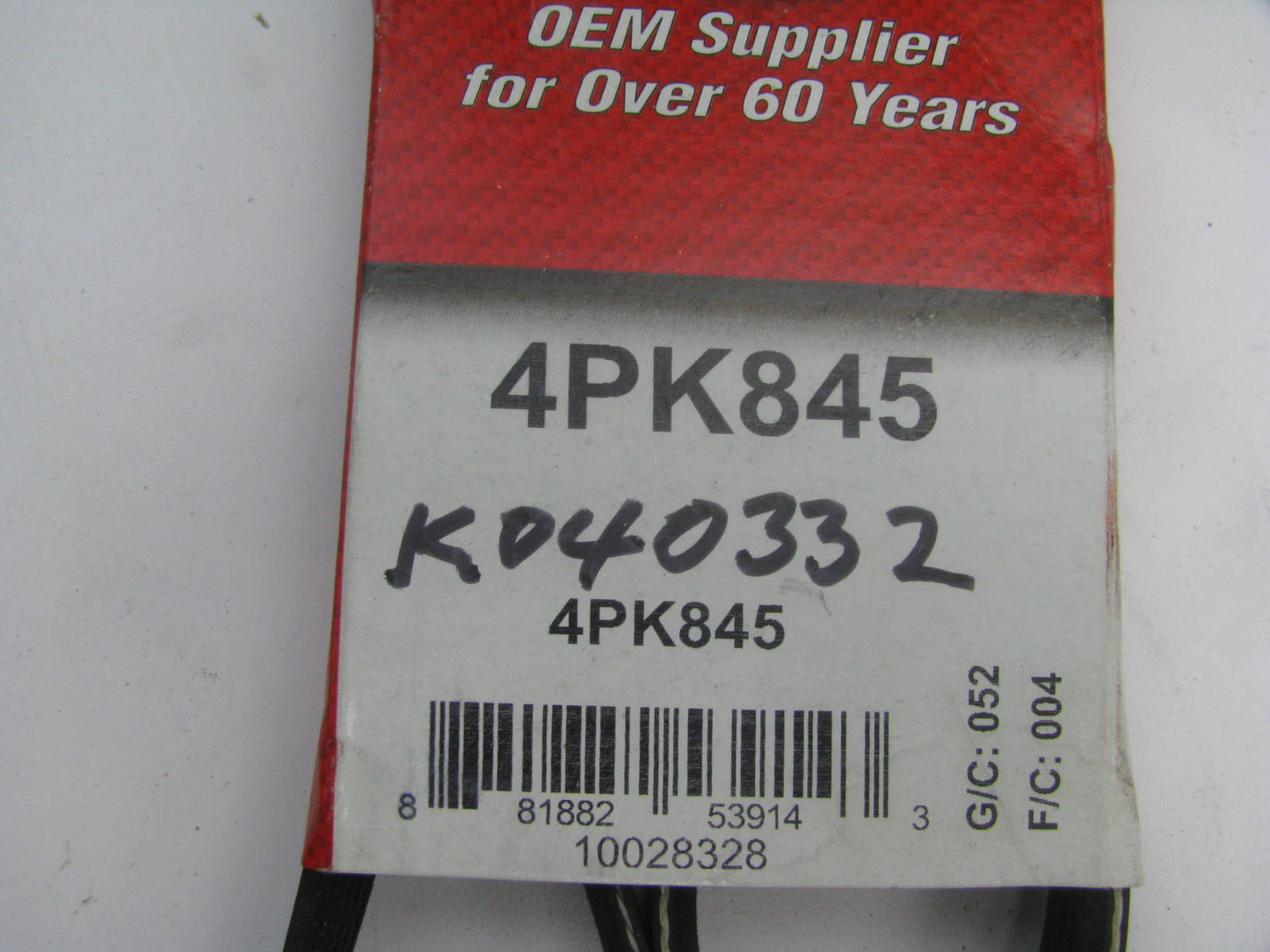 Bando 4PK845 Serpentine Belt