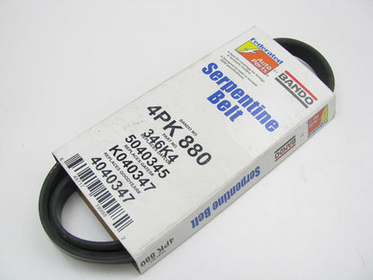 Bando 4PK880 Serpentine Belt - 0.56'' X 35.00'' - 4 Ribs