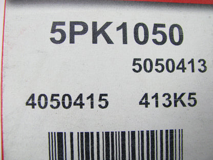 Bando 5PK1050 Serpentine Belt For 1990 Honda Prelude 2.0L-L4