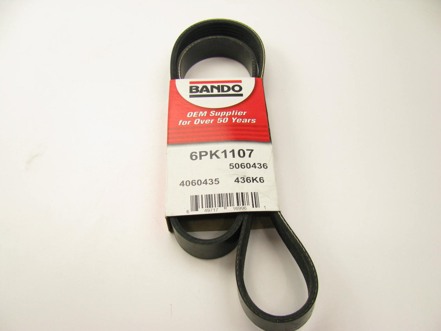 Bando 6PK1107 Serpentine Belt - 0.82'' X 44.185'' - 6 Ribs