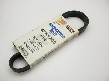 Bando 6PK1200 Serpentine Belt - 0.84'' X 47.50'' - 6 Ribs