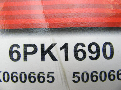 Bando 6PK1690 Serpentine Belt - 0.84'' X 66.50'' - 6 Ribs