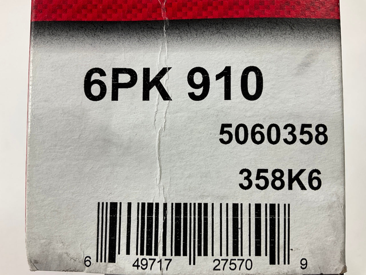 Bando 6PK910 Serpentine Belt