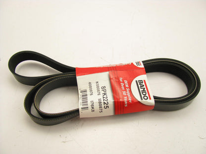 Bando 8PK2225 Serpentine Belt - 1.12'' X 88.125'' - 8 Ribs