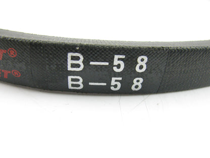 Bando B58 Belt - Section B, 21/32'' Wide, 61'' Outside Length, V-Belt