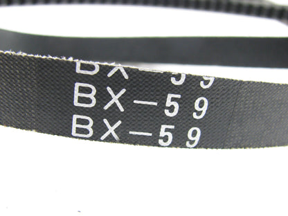 Bando BX59 Cogged Industrial Accessory Drive Belt - 21/32'' X 62''