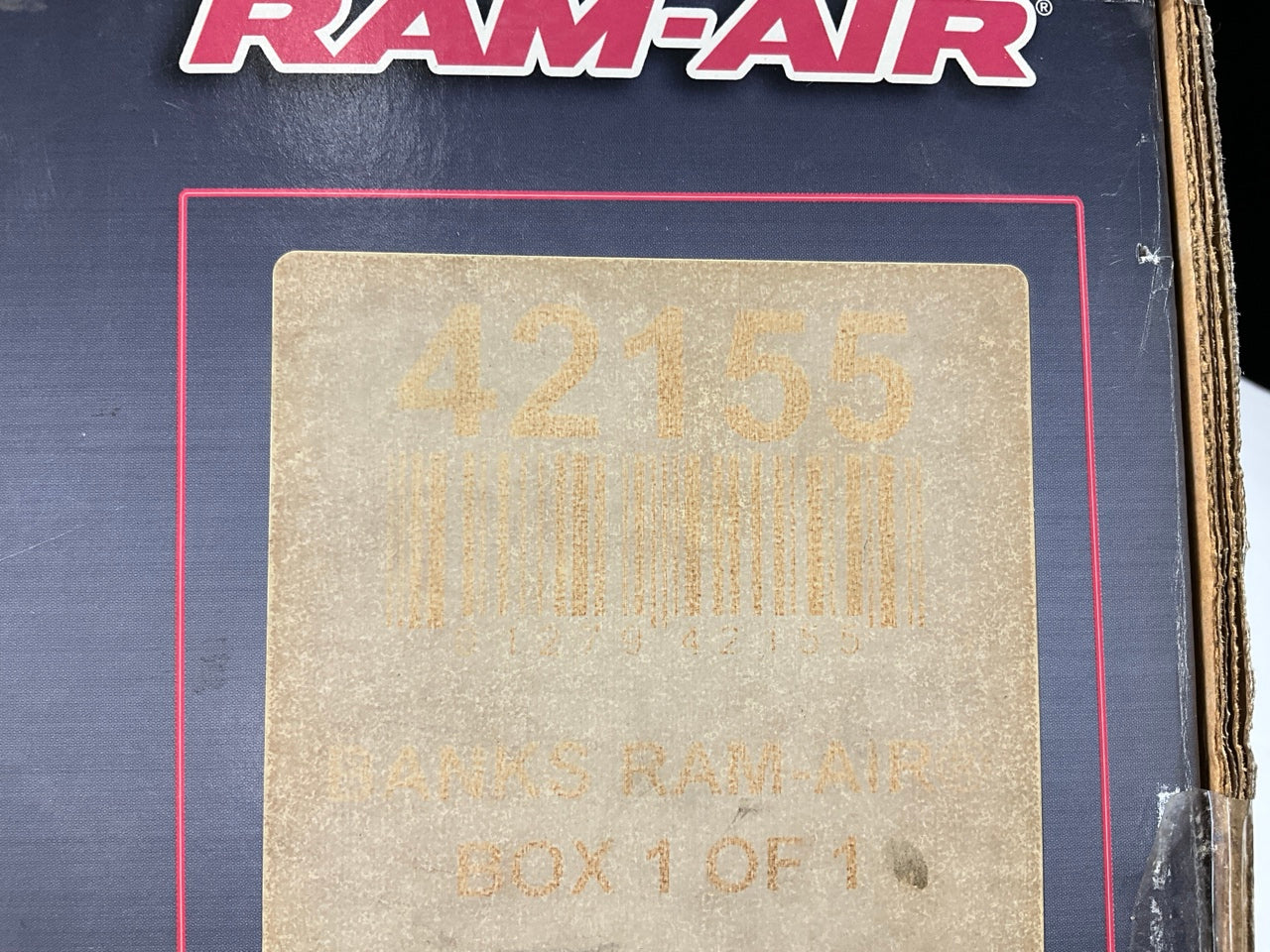 DAMAGED FILTER - Banks 42155 Cold Air Intake System 03-07 Ford 6.0L Powerstroke