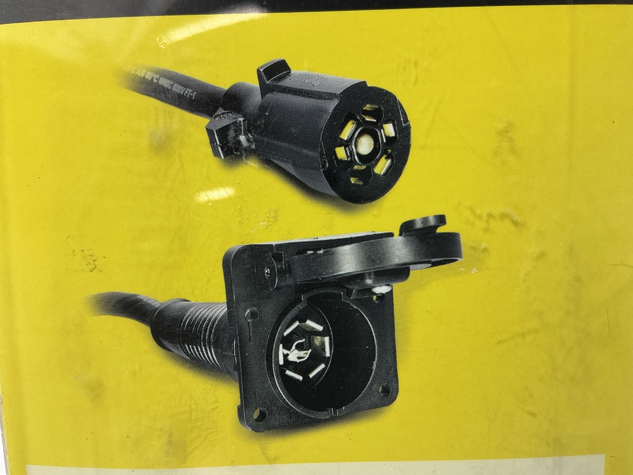 BARGMAN 5067003 7-Way Connector Trailer End Cable, 8' Length Wire  8 Feet