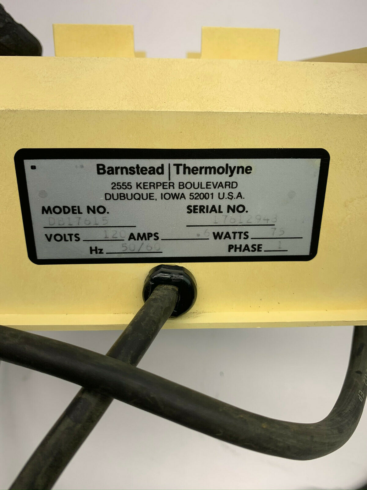 USED - Barnstead Thermolyne Dri-Bath Model DB17615
