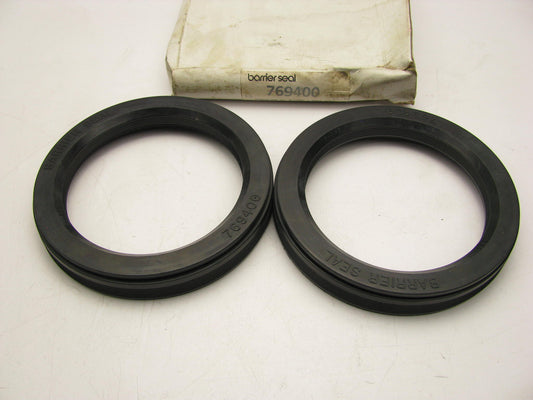 (2) Barrier Seal 769400 Wheel Seal - 6.506'' OD X 4.875'' ID X 1.00'' Wide