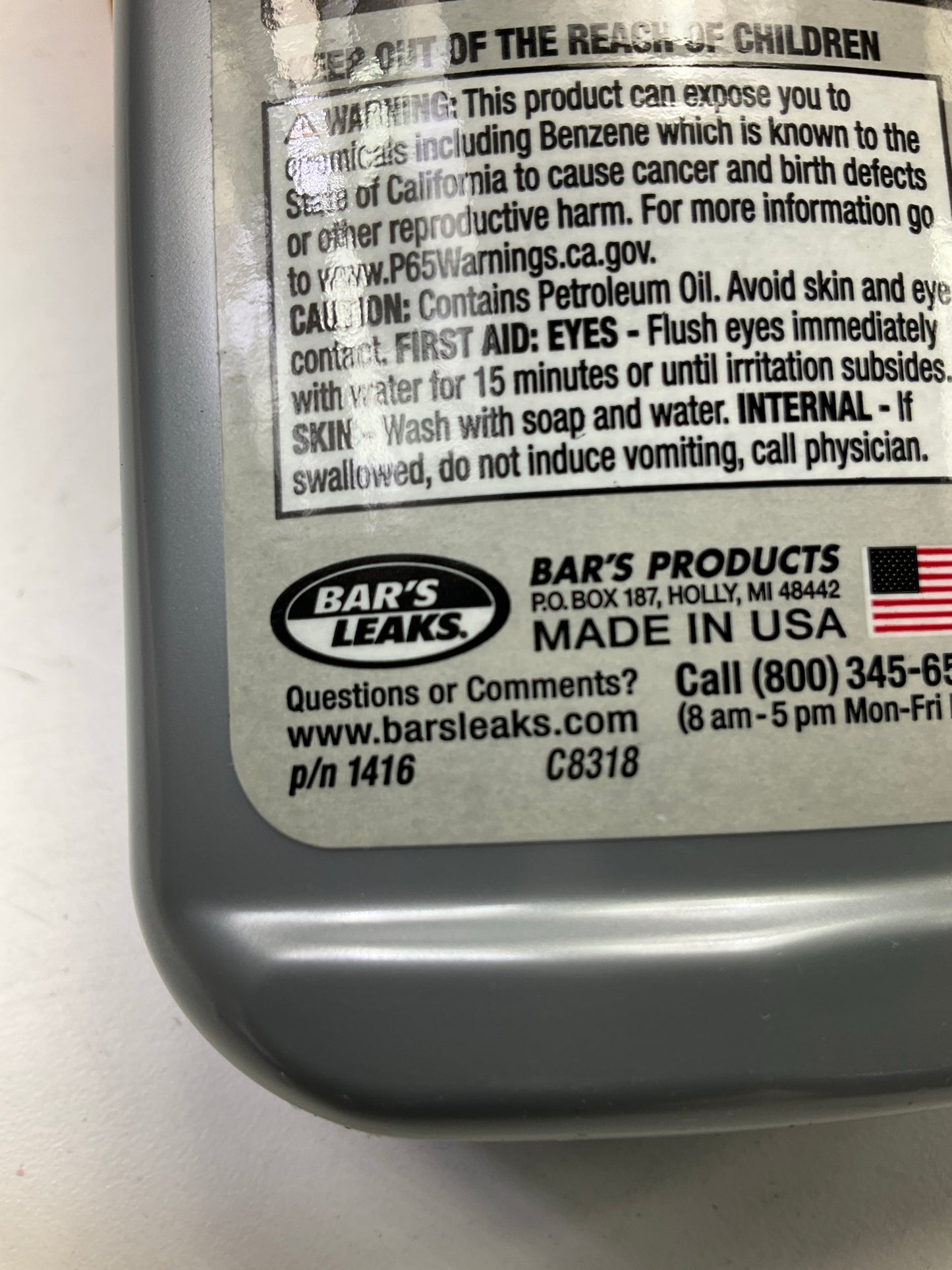 Bar's Leaks 1416 Super Automatic Transmission Fix - 16.9 Oz. Bottle