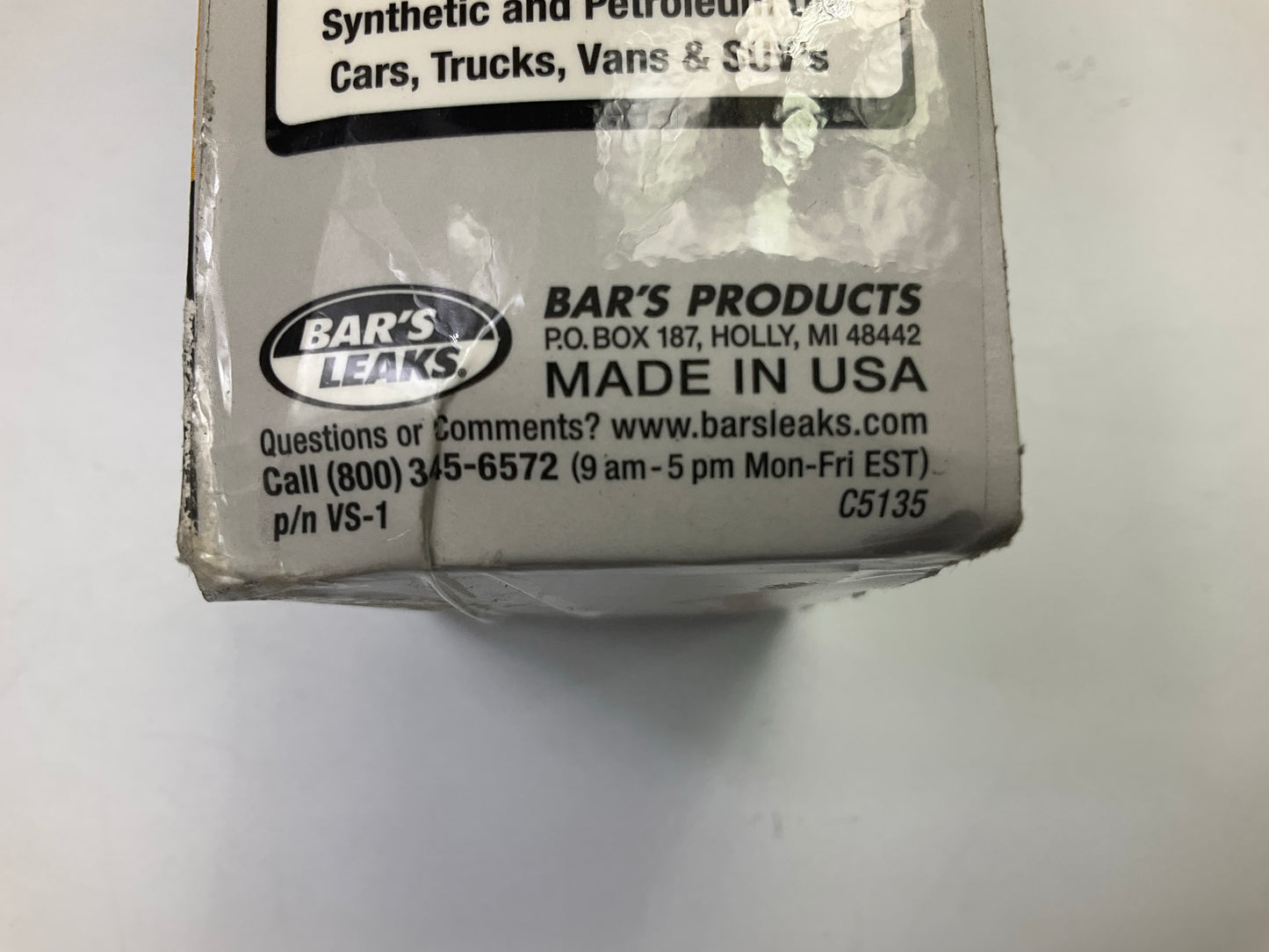 Bars VS1 Stop Valve Stem Seal Leaks Oil Consumption Repair Sealer - 16.9 Oz