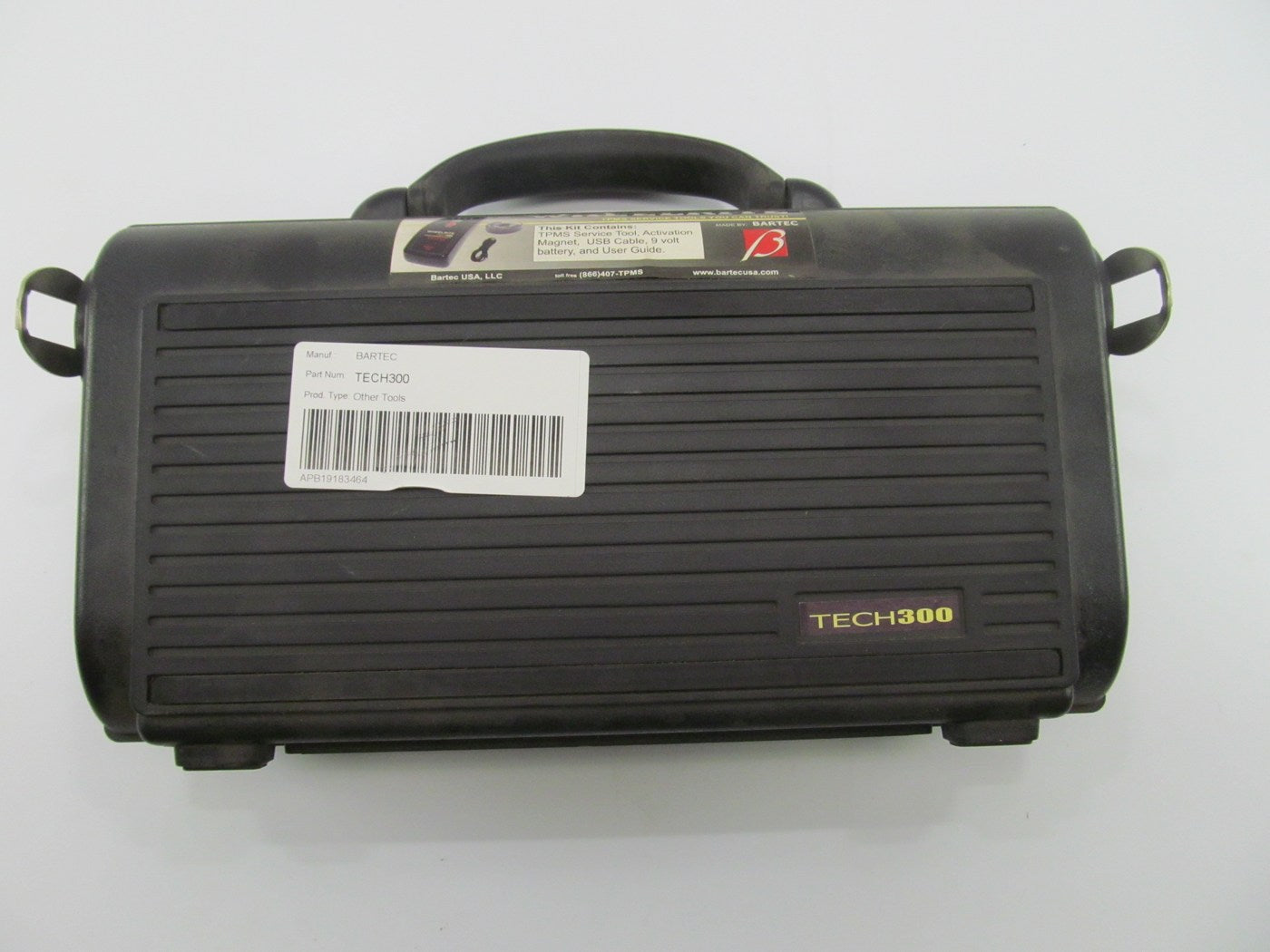 Bartec TECH300 TPMS Tool - Missing Parts - Sold AS IS-