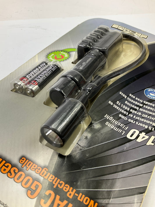 Bayco MT-130 Mini Tactical Flashlight, 140 Lumens, Uses 2 AAA Batteries