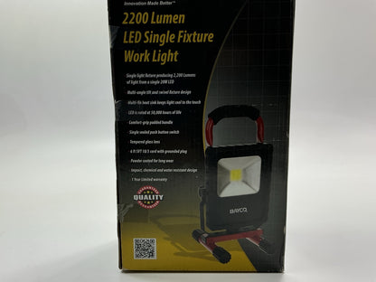 Bayco SL-1512 2,200 Lumen LED Single Fixture Work Light, 6' Cord