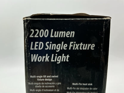 Bayco SL-1512 2,200 Lumen LED Single Fixture Work Light, 6' Cord