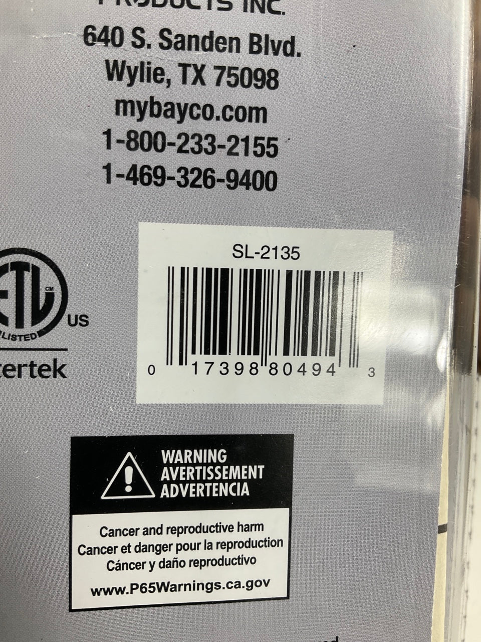 Bayco SL-2135 1,200 Lumen Corded LED Work Light W/ Magnetic Hook, 25' Cord