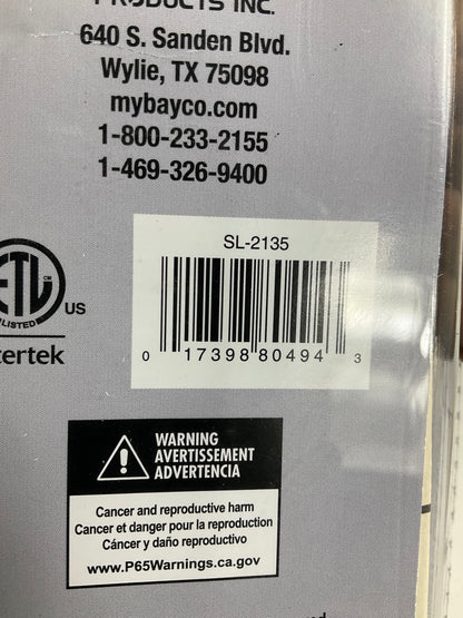 Bayco SL-2135 1,200 Lumen Corded LED Work Light W/ Magnetic Hook, 25' Cord