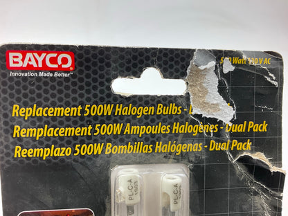 Bayco SL-217 Replacement 500w Halogen Bulbs - Dual Pack
