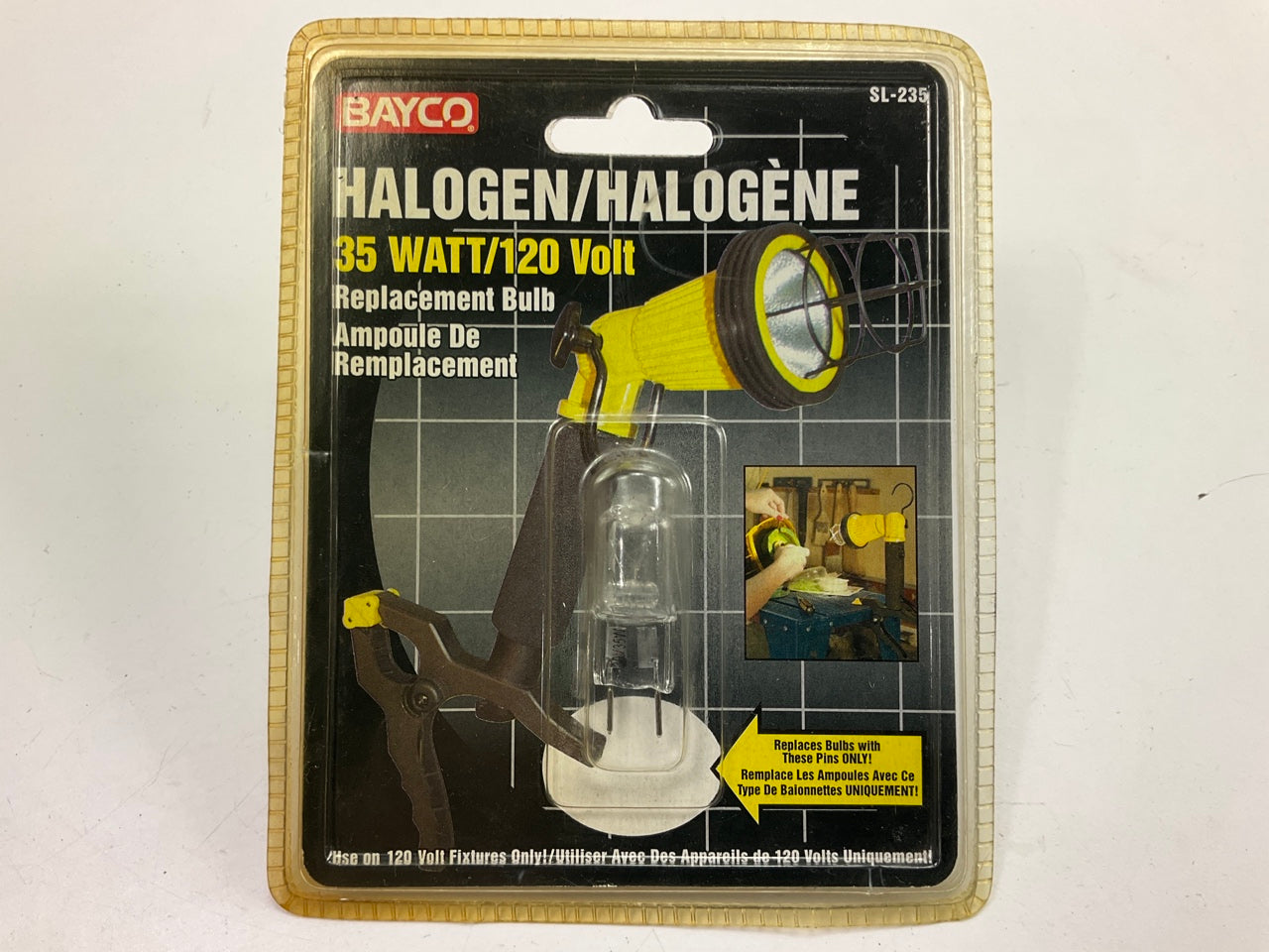 Bayco SL-235 Replacement 35W Halogen Bulb For Model 1000  Halogen Work Light