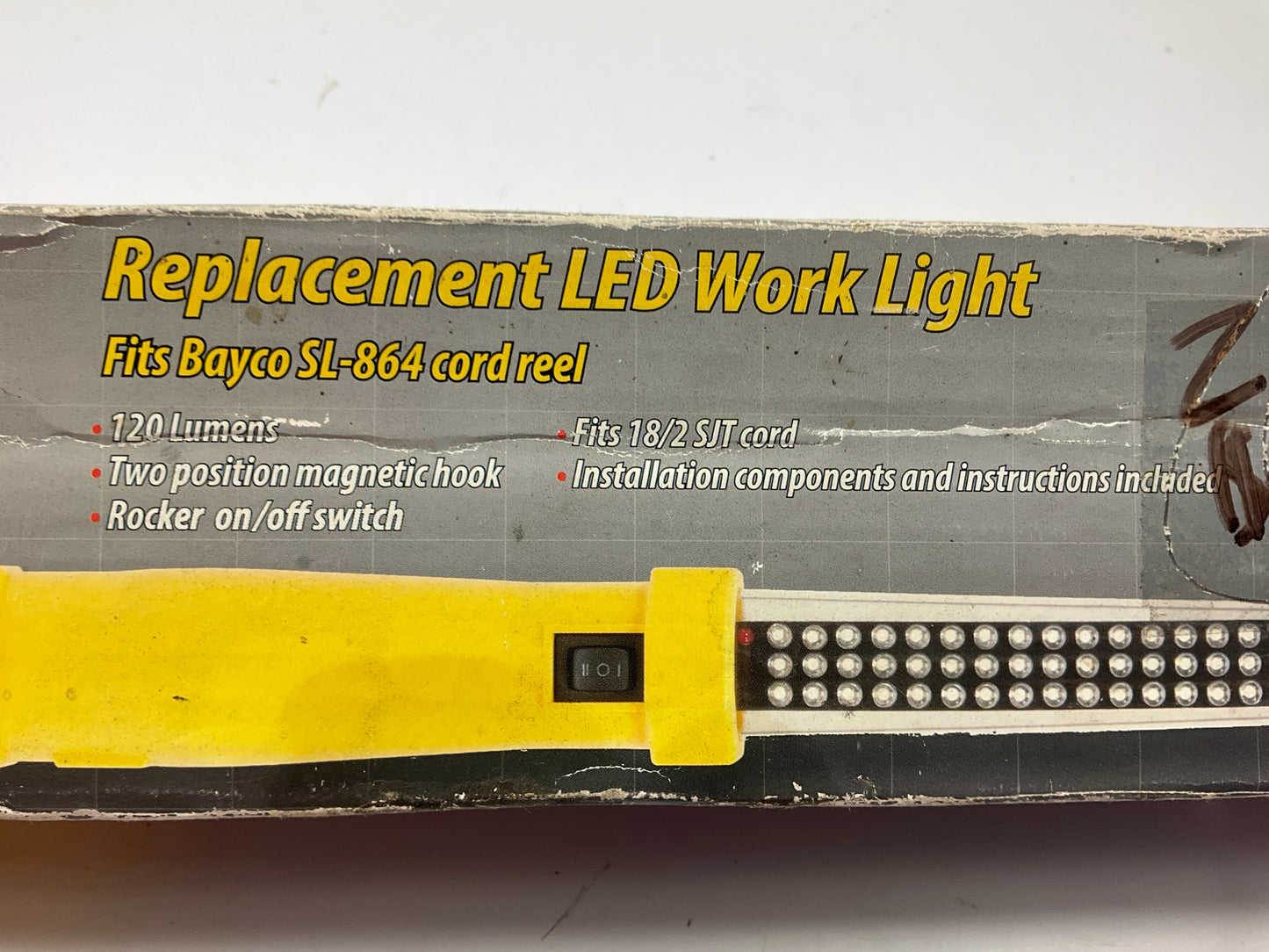Bayco SL-260 Replacement LED Work Light Head W/ Magnetic Hook