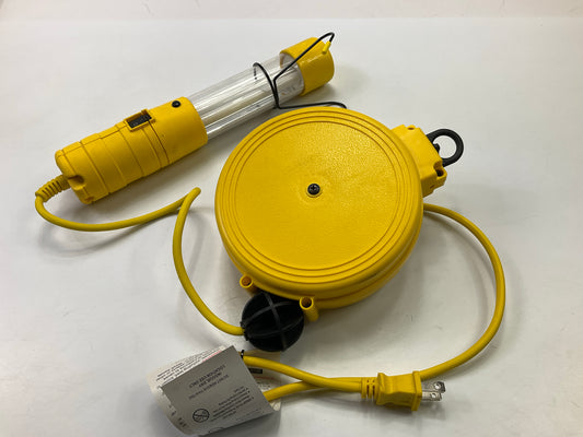 Bayco SL-651 13w Fluorescent Work Light On 20ft Retractable Reel