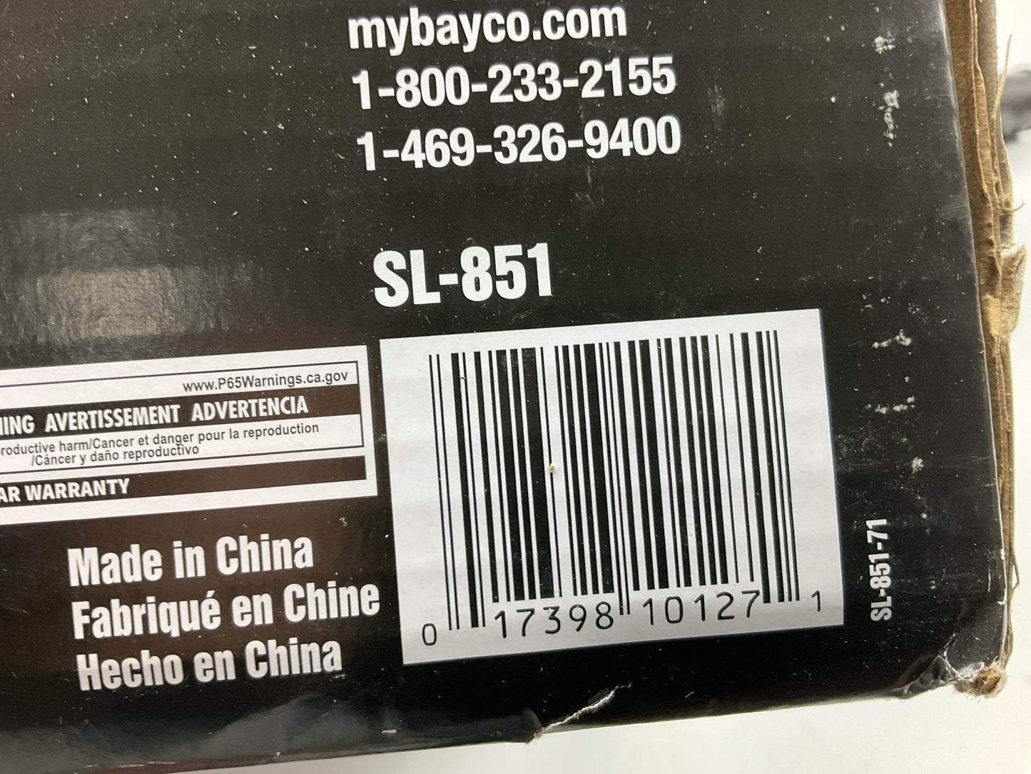 Bayco SL-851 Professional Incandescent Utility Light Lamp On 50 Foot Metal Reel
