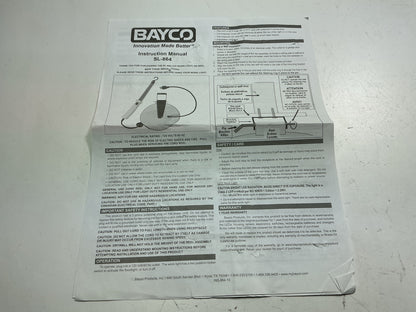 Bayco SL-864 60 LED Worklight With 50 Foot 18/2 Cord Retractable Reel