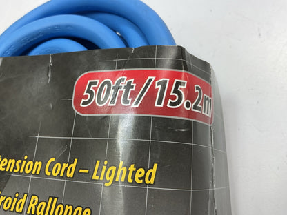 Bayco SL-9106 50' Cold Weather Extension Cord W/lighted End & 3 Outlets - 15amp