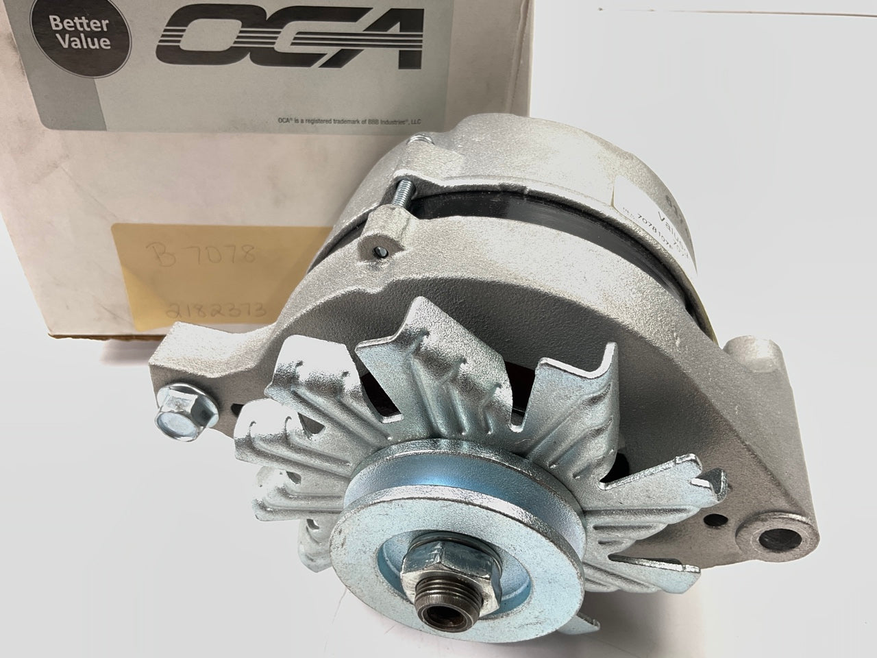 REMAN - BBB Industries B7078 Alternator W /Pulley 60A 12V 1G