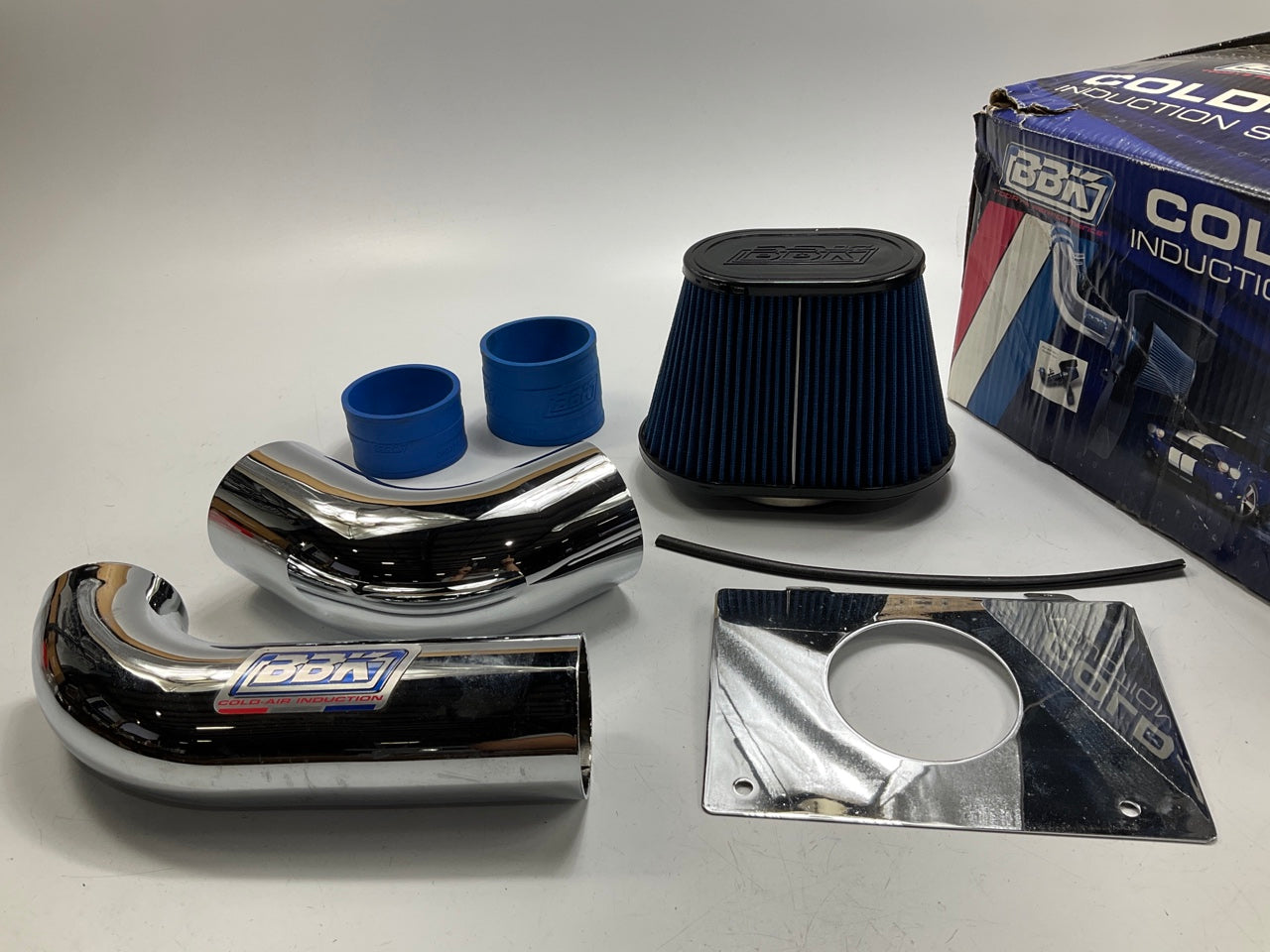 INCOMPLETE BBK 1557 Cold Air Intake System Kit For 1986-93 Ford Mustang 5.0L V8