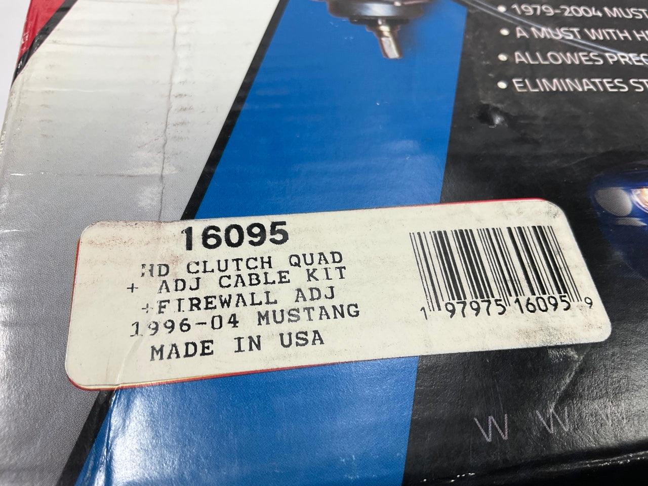 BBK Performance 16095 Adjustable Clutch Cable And Quadrant Kit With Firewall Adj