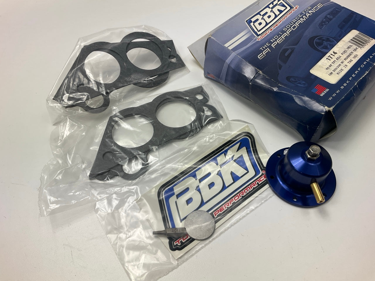 BBK Performance 1714 Adjustable Fuel Pressure Regulator 85-92 GM TPI Engine